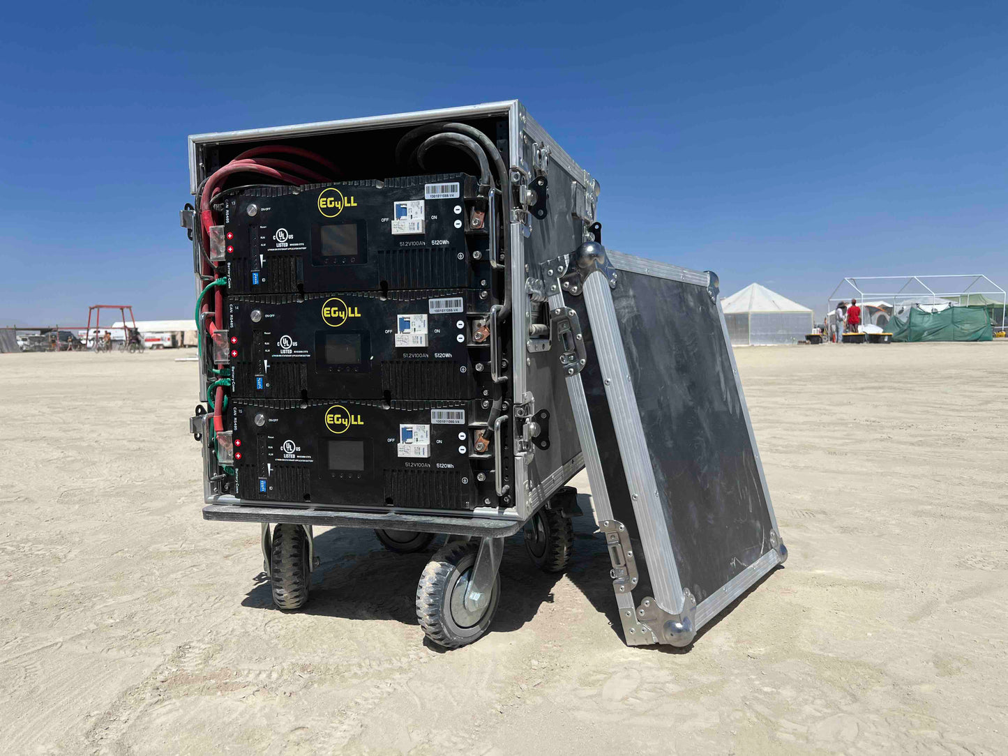 15.75 KWH Modular Battery Pre-Assembled Mobile Rack