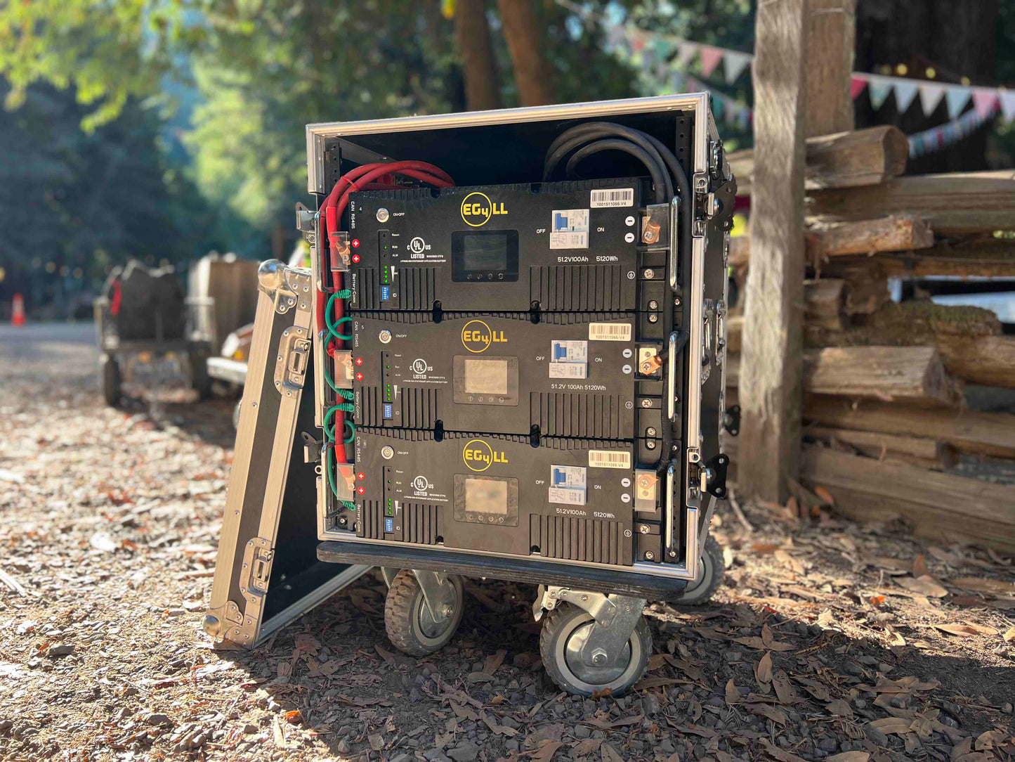 15.75 KWH Modular Battery Pre-Assembled Mobile Rack